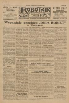 Robotnik : centralny organ P.P.S. R.35, nr 161 (10 czerwca 1929) = nr 3723