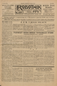 Robotnik : centralny organ P.P.S. R.35, nr 180 (27 czerwca 1929) = nr 3742