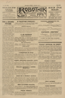 Robotnik : centralny organ P.P.S. R.35, nr 249 (3 września 1929) = nr 3809