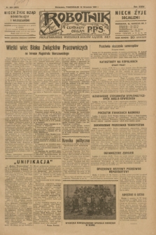 Robotnik : centralny organ P.P.S. R.35, nr 263 (16 września 1929) = nr 3823