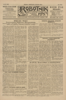 Robotnik : centralny organ P.P.S. R.35, nr 277 (30 września 1929) = nr 3837