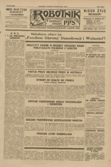 Robotnik : centralny organ P.P.S. R.35, nr 300 (22 października 1929) = nr 3860