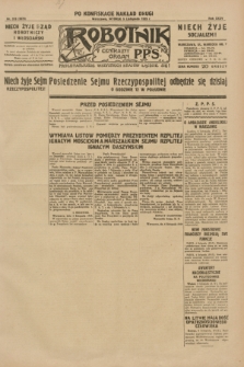 Robotnik : centralny organ P.P.S. R.35, nr 319 (5 listopada 1929) = nr 3879