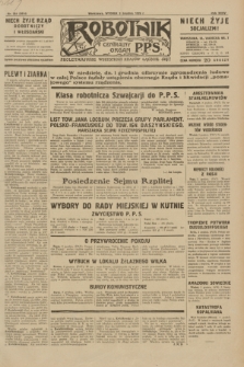 Robotnik : centralny organ P.P.S. R.35, nr 354 (3 grudnia 1929) = nr 3914