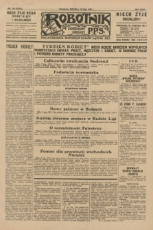 Robotnik : centralny organ P.P.S. R.36, nr 138 (18 maja 1930) = nr 4078