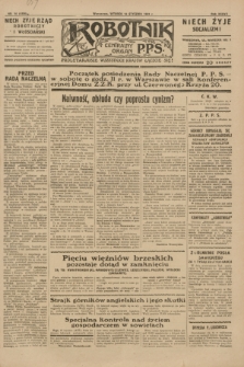 Robotnik : centralny organ P.P.S. R.37, nr 16 (13 stycznia 1931) = nr 4356