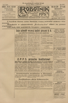 Robotnik : centralny organ P.P.S. R.37, nr 65 (14 lutego 1931) = nr 4405