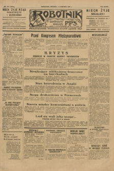 Robotnik : centralny organ P.P.S. R.37, nr 213 (14 czerwca 1931) = nr 3553