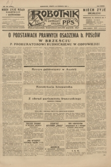 Robotnik : centralny organ P.P.S. R.37, nr 220 (20 czerwca 1931) = nr 4560