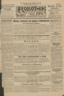 Robotnik : centralny organ P.P.S. R.37, nr 238 (4 lipca 1931) = nr 4578 (po konfiskacie nakład drugi)