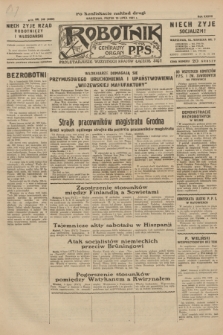 Robotnik : centralny organ P.P.S. R.37, nr 246 (10 lipca 1931) = nr 4586 (po konfiskacie nakład drugi)