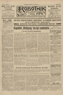 Robotnik : centralny organ P.P.S. R.37, nr 247 (11 lipca 1931) = nr 4587