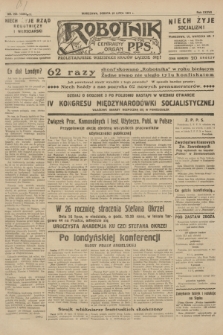 Robotnik : centralny organ P.P.S. R.37, nr 265 (25 lipca 1931) = nr 4605