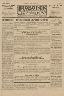 Robotnik : centralny organ P.P.S. R.37, nr 269 (29 lipca 1931) = nr 4609