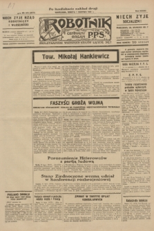 Robotnik : centralny organ P.P.S. R.37, nr 273 (1 sierpnia 1931) = nr 4613 (po konfiskacie nakład drugi)