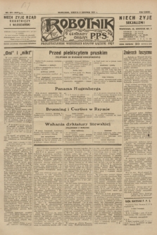 Robotnik : centralny organ P.P.S. R.37, nr 281 (8 sierpnia 1931) = nr 4621