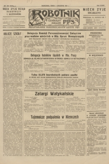 Robotnik : centralny organ P.P.S. R.37, nr 309 (2 września 1931) = nr 4649