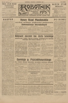 Robotnik : centralny organ P.P.S. R.37, nr 321 (10 września 1931) = nr 4661