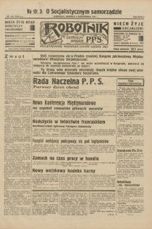 Robotnik : centralny organ P.P.S. R.38, nr 345 (9 października 1932) = nr 5048