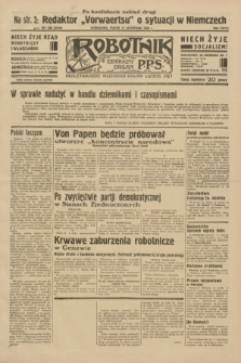 Robotnik : centralny organ P.P.S. R.38, nr 386 (11 listopada 1932) = nr 5089 (po konfiskacie nakład drugi)