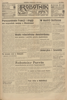 Robotnik : centralny organ P.P.S. R.39 [i.e.40], nr 246 (9 lipca 1934) = nr 5866