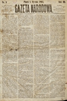Gazeta Narodowa. 1864, nr 1