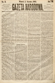 Gazeta Narodowa. 1864, nr 3