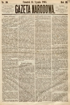 Gazeta Narodowa. 1864, nr 10