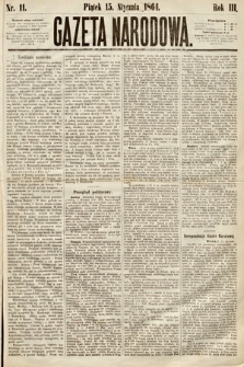 Gazeta Narodowa. 1864, nr 11
