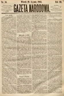 Gazeta Narodowa. 1864, nr 14