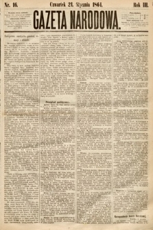 Gazeta Narodowa. 1864, nr 16