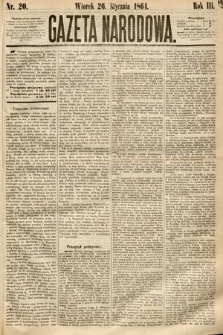 Gazeta Narodowa. 1864, nr 20