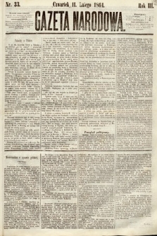 Gazeta Narodowa. 1864, nr 33