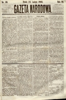 Gazeta Narodowa. 1864, nr 44