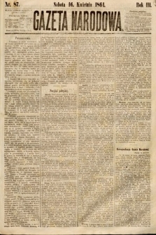 Gazeta Narodowa. 1864, nr 87