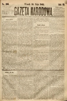 Gazeta Narodowa. 1864, nr 106