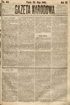 Gazeta Narodowa. 1864, nr 114