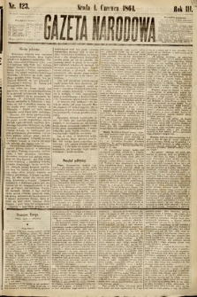 Gazeta Narodowa. 1864, nr 123