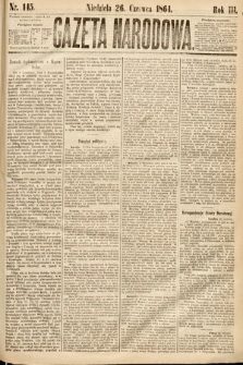 Gazeta Narodowa. 1864, nr 145