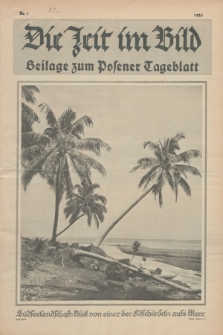 Die Zeit im Bild : Beilage zum Posener Tageblatt. 1925, Nr. 1 ([9 Januar])