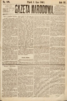 Gazeta Narodowa. 1864, nr 148