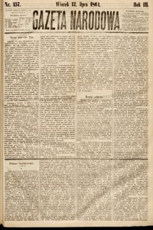 Gazeta Narodowa. 1864, nr 157