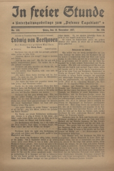 In Freier Stunde : Unterhaltungsbeilage zum „Posener Tageblatt”. 1927, Nr. 122 (16 November)