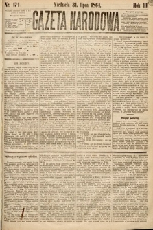 Gazeta Narodowa. 1864, nr 174
