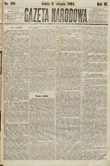 Gazeta Narodowa. 1864, nr 179