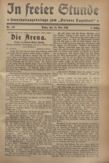 In Freier Stunde : Unterhaltungsbeilage zum „Posener Tageblatt”. Jg.2, Nr. 110 (13 Mai 1928)