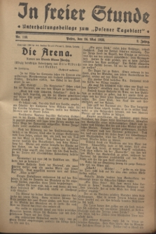 In Freier Stunde : Unterhaltungsbeilage zum „Posener Tageblatt”. Jg.2, Nr. 118 (24 Mai 1928)