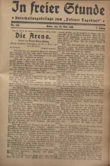 In Freier Stunde : Unterhaltungsbeilage zum „Posener Tageblatt”. Jg.2, Nr. 120 (26 Mai 1928)