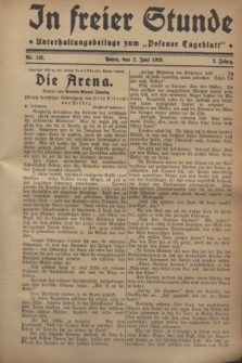 In Freier Stunde : Unterhaltungsbeilage zum „Posener Tageblatt”. Jg.2, Nr. 125 (2 Juni 1928)