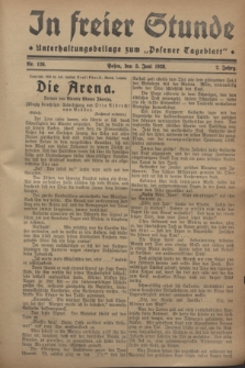 In Freier Stunde : Unterhaltungsbeilage zum „Posener Tageblatt”. Jg.2, Nr. 126 (3 Juni 1928)